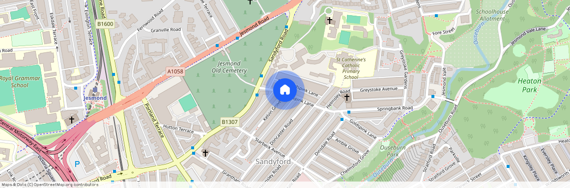 Kelvin Grove, Sandyford