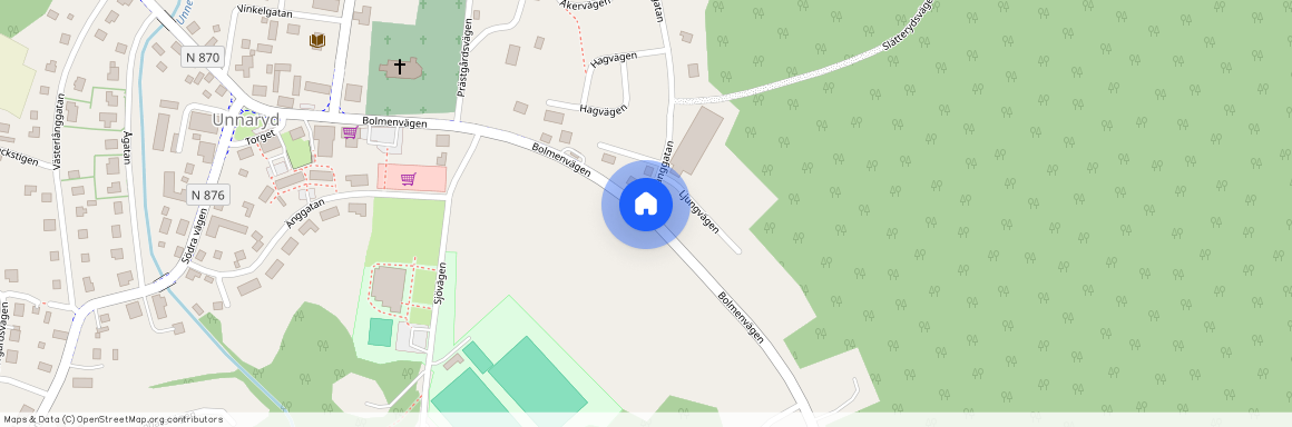 Bolmenvägen, Unnaryd