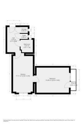 Pronájem bytu 2+kk 52 m² - Photo 1