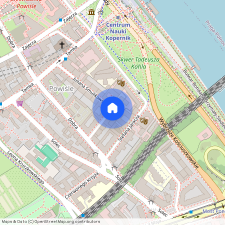 ul. Juliana Smulikowskiego, Powiśle, Śródmieście, Warszawa, mazowieckie