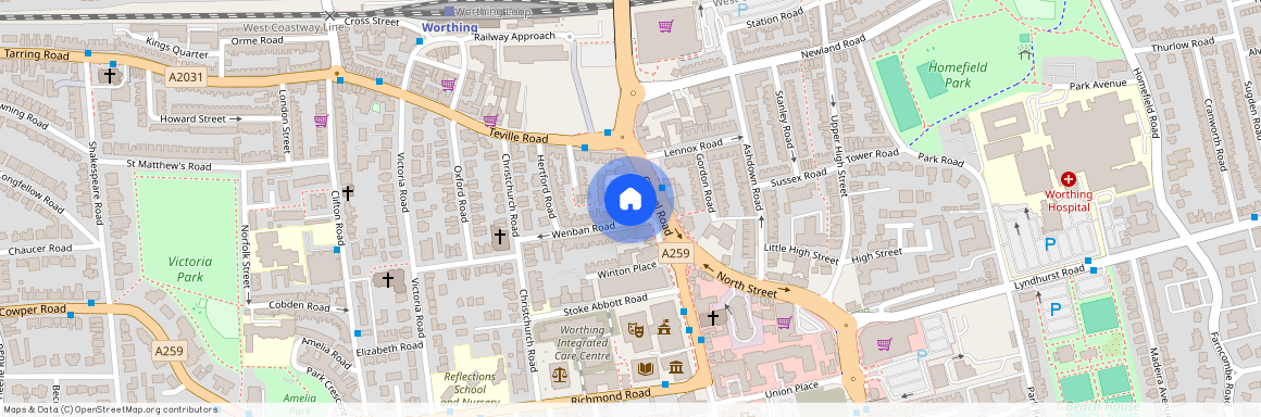 Wenban Passage, Worthing, BN11