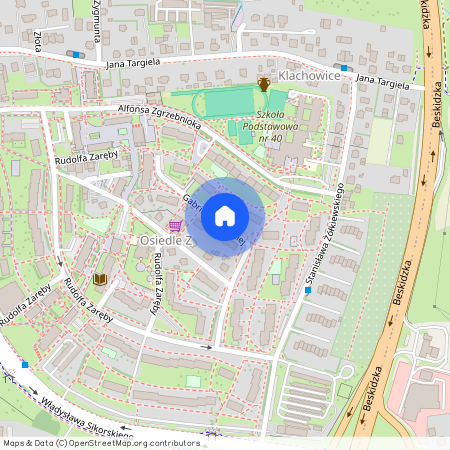 ul. Gabrieli Zapolskiej, Osiedle Zuzanna, Tychy, śląskie