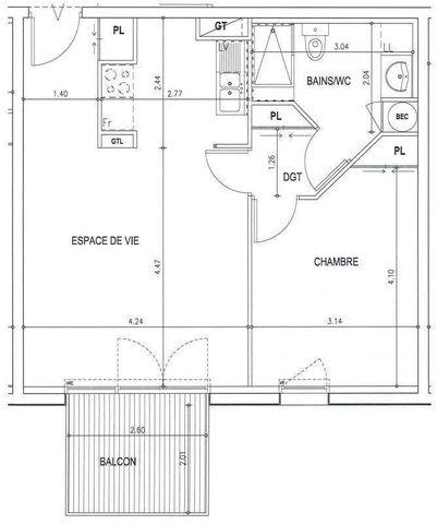 Appartement 2 pièces - - Photo 5
