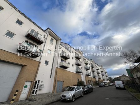 2-Raumwohnung mit schöner Aussicht in den Leipziger Auwald - Terrasse und Balkon / Einbauküche / große Dusche / Fahrstuhl / Tiefgarage / WG geeignet - Foto 4