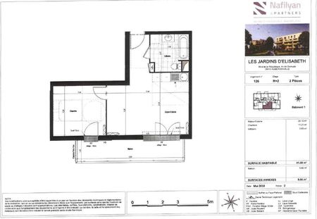 location Appartement T2 DE 41m² À AUBERGENVILLE - Photo 3