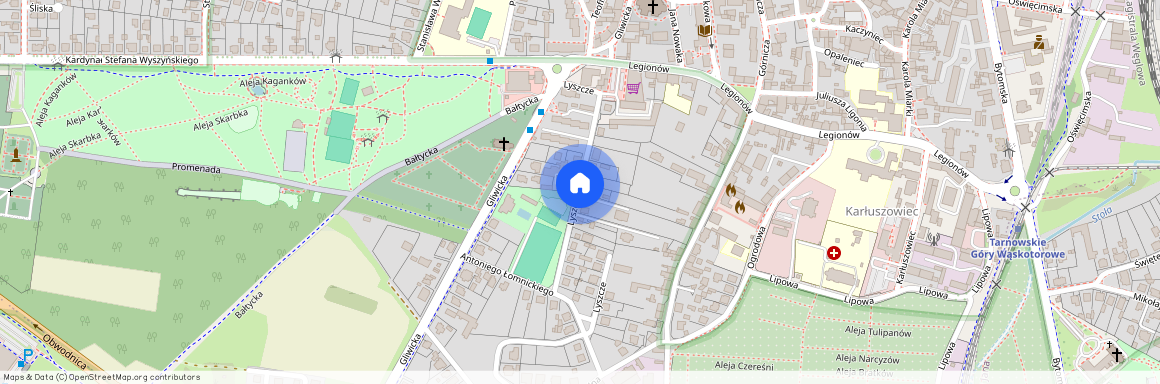 ul. Lyszcze, Tarnowskie Góry, tarnogórski, śląskie