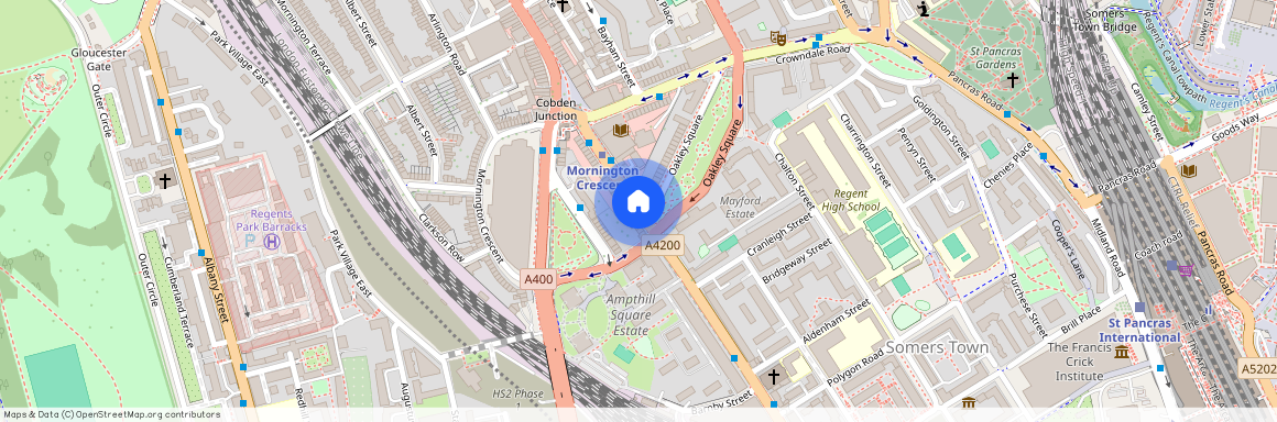 Oakley Square, Mornington Crescent, London NW1 1NH