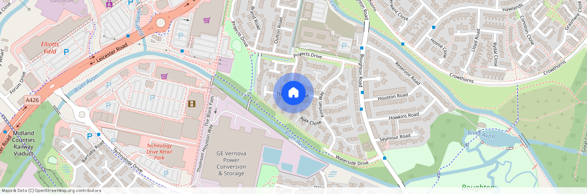 Thomson Close, Waterside, Rugby, CV21