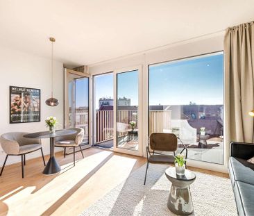 Stylisch-luxuriös möblierte 1-Zimmer-Wohnung mit Balkon - Photo 1