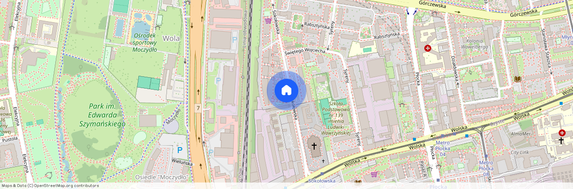 ul. Sokołowska, Młynów, Wola, Warszawa, mazowieckie