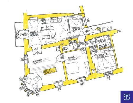 Erstbezug provisionsfrei: Toprenovierter 95m² Altbau mit Einbauküche im Renaissance-Juwel! - Photo 3