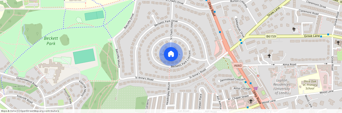 St Chads View (room 5), West Yorkshire LS6