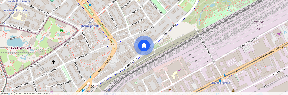 Ostparkstraße 45, 60385 Frankfurt am Main - Ostend