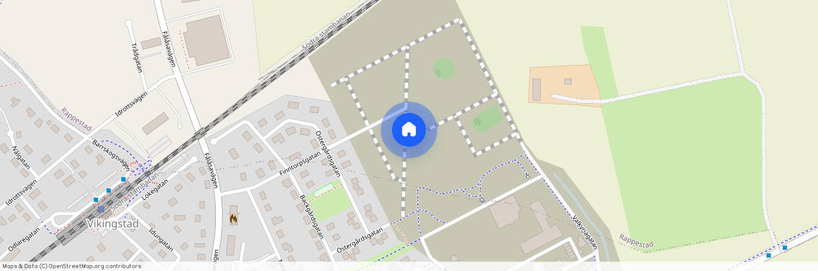 Emblagatan, Vikingstad