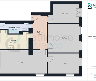 APPARTEMENT DE 4.0 PIÈCES RÉNOVÉ, LUMINEUX ET PROCHE DES COMMODITÉS - Foto 6