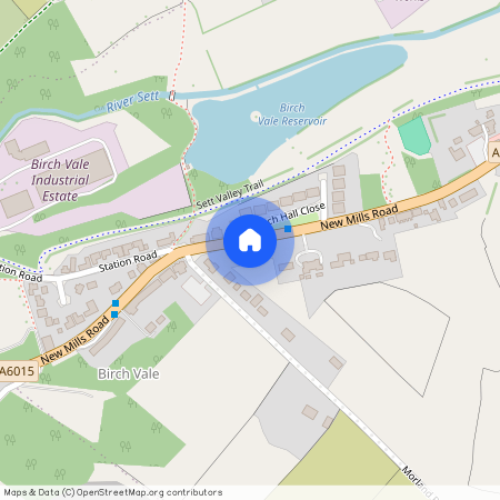 New Mills Road, Birch Vale, High Peak
