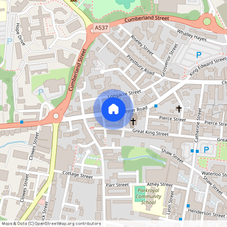 St Albans Place. Chester Road, Macclesfield, Cheshire, SK11