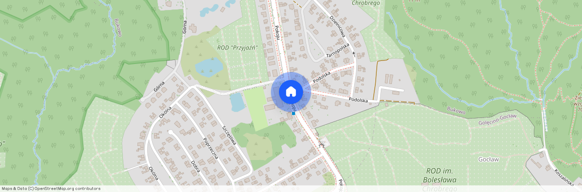 Golęcino, ul. Pokoju, Szczecin