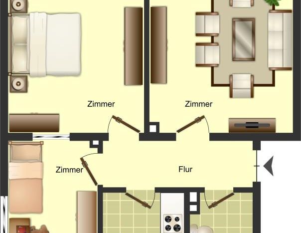 Demnächst frei! 3-Zimmer-Wohnung in Höxter Höxter - Photo 1