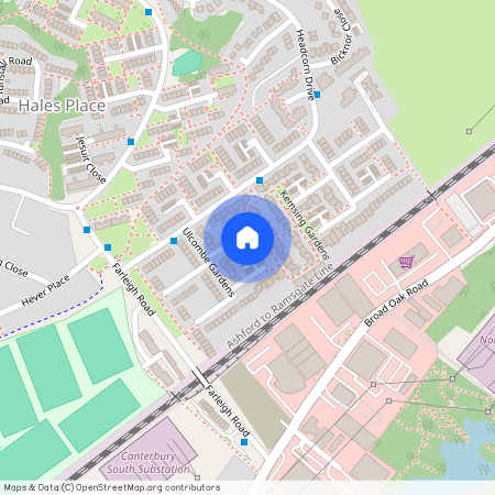 Ulcombe Gardens, Canterbury, Kent, CT2