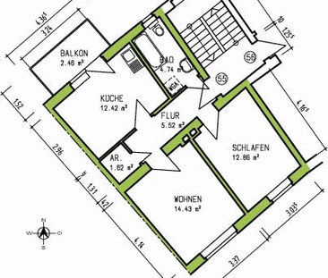 schöne Wohnung sucht neuen Mieter! - Foto 3