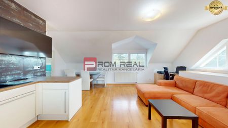 3D OBHLIADKA - Veľký 2-izbový podkrovný byt s rozlohou 62 m2 + terasa – Fotografia 2