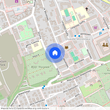 ul. Morelowa, Osiedle Morelowe, Centrum, Zielona Góra, lubuskie