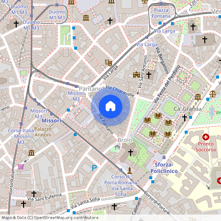 Via Pantano, Milano, Lombardy 20122