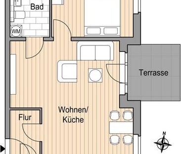 Wo das Leben so spielt - günstige 2-Zimmer-Wohnung - Photo 1