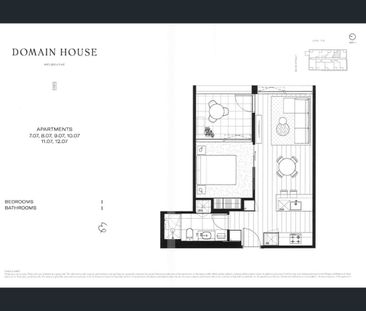 Furnished One Bedroom Apartment in Domain House for Lease-Fridge Bu... - Photo 6