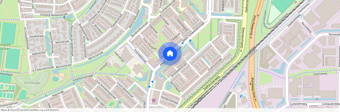 Muziekbuurt-Zuid, 3822 BV, Albert Schweitzersingel, Amersfoort