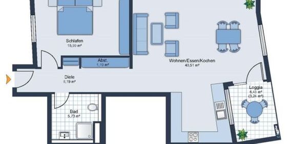 Exklusive 2-Zimmer-Neubauwohnung im Herzen von Blankenloch - Hauptstr. 108 - mit TG-Stellplatz - Erstbezug vorauss. zum 01.02.2025 - Foto 2