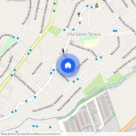 Rua Aracambé, Vila Santa Teresa (zona Sul), Vila Liviero, São Paulo