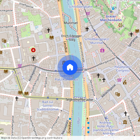 8020 Graz, 04.Bez.:Lend, Südtirolerplatz/Grieskai