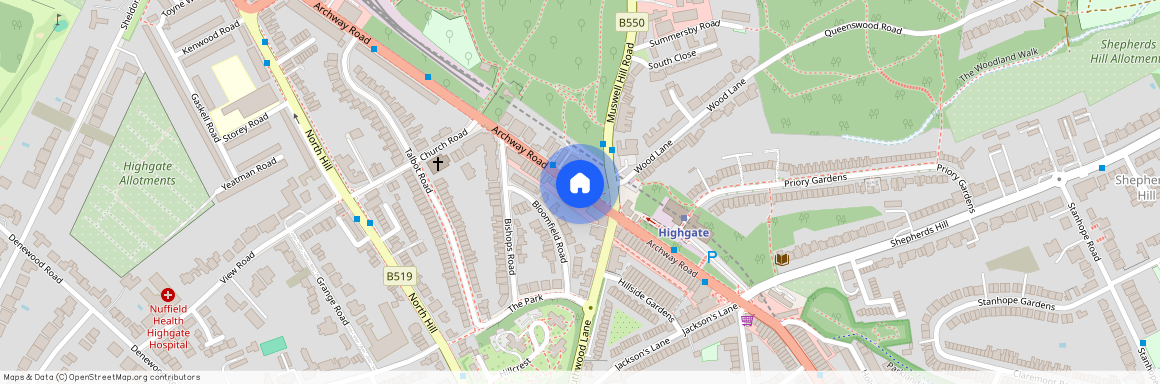 Archway Road, N6 4EJ, Highgate