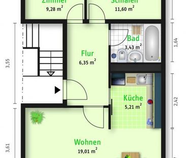 Tolle 3 Zimmer-Wohnung mit schönem Ausblick - Photo 5