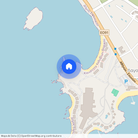 Καλύβια Θορικού (Λαγονήσι (Παραλία))