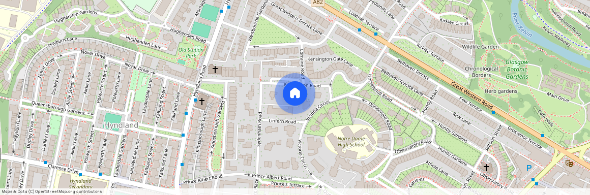 Kensington Road, Dowanhill, Glasgow, G12