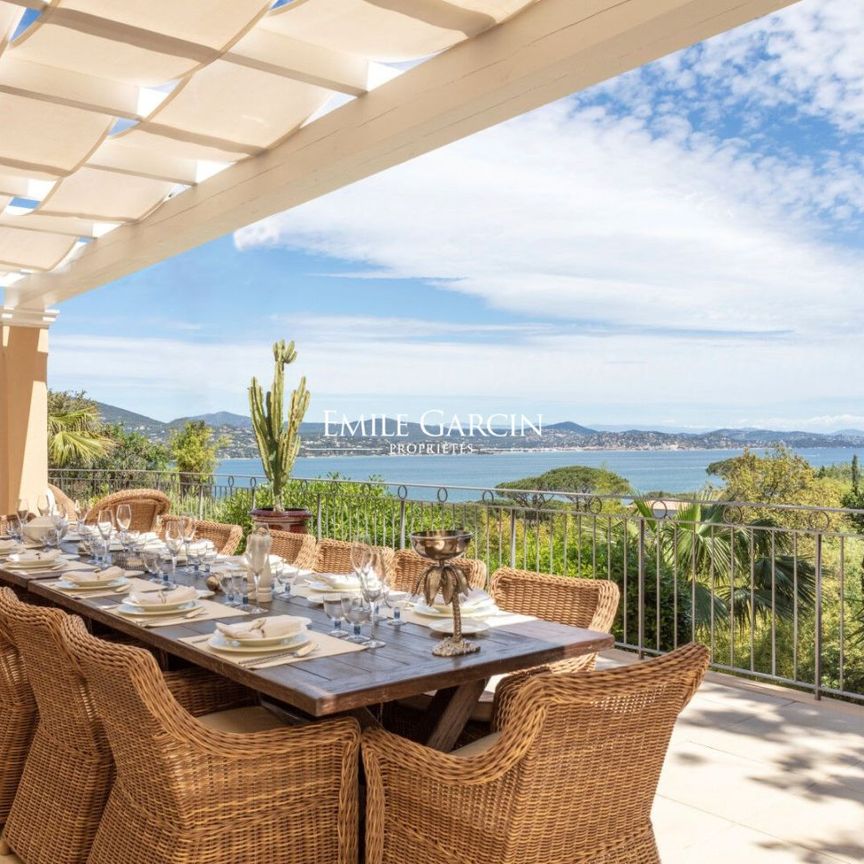 Villa récente à la location - Saint-Tropez -Vue mer - Photo 1