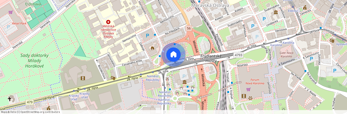 28. října, Ostrava - Moravská Ostrava