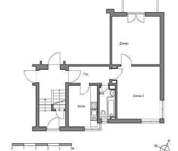 Erdgeschosswohnung mit bodengleicher Dusche in ruhiger Lage - "Frei... - Photo 5