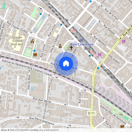 Deroulede-Leclerc-Albert, Bois-Colombes