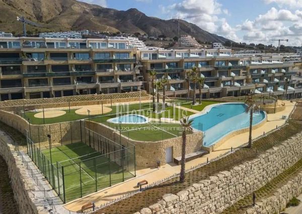 Furnished ground floor duplex apartment with 2 independent entrances in Finestrat, Alicante, Costa Blanca