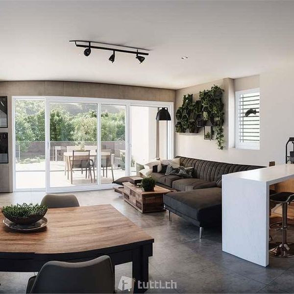 2.5 room apartment with private garden and covered parking space - Photo 1