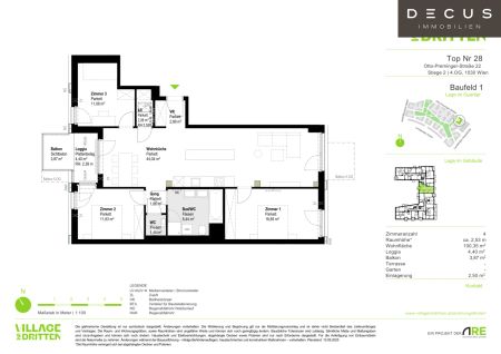 | PALAIS ROSE | BAUFELD 1 | MIETE | BEZUGSBEREIT OKTOBER 2026 | VILLAGE IM DRITTEN - Foto 5