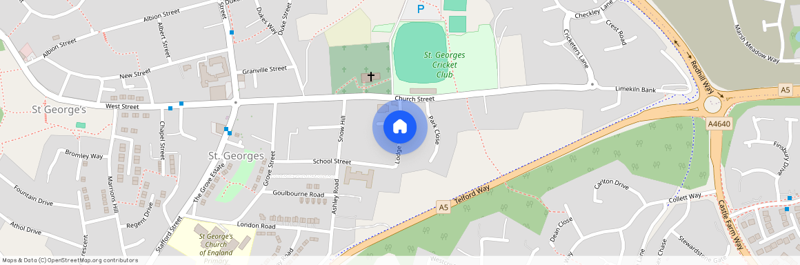 Lodge Road, St. Georges, Telford
