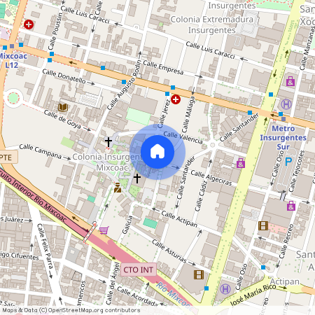 Algeciras, 83, Insurgentes Mixcoac, Benito Juárez, Ciudad De México, 03920