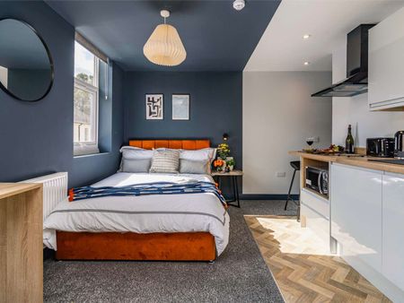 Modern Fully Furnished Studio Room with Ensuite – Central Derby DE1 – All Bills Included Room 1 - Photo 3