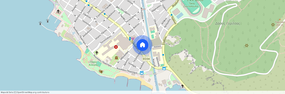 Γατζόπουλου 382 22 Βόλος, Άναυρος (Βόλος)
