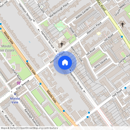 St. John's Wood, Hamilton Terrace, NW8 9QY, London